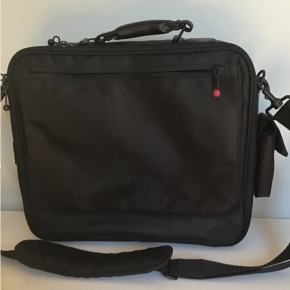 Vintage IBM Thinkpad 16” Laptop Black Carrying Brief Case Carry On Bag - Picture 1 of 13